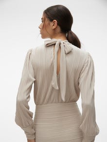 Vero Moda VMAURORA Vestito corto -Pumice Stone - 10300048