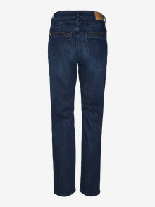 Vero Moda VMMINE Mid rise Straight fit Jeans -Medium Blue Denim - 10300081