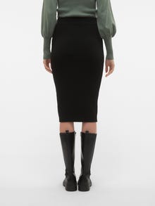 Vero Moda VMLUCKY Midi skirt -Black - 10300096