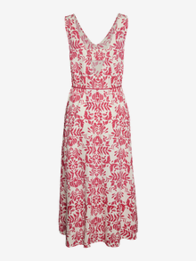 Vero Moda VMIMMA Langes Kleid -Raspberry Sorbet - 10300101