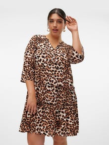 Vero Moda VMCEASY Vestito corto -Tan - 10300129