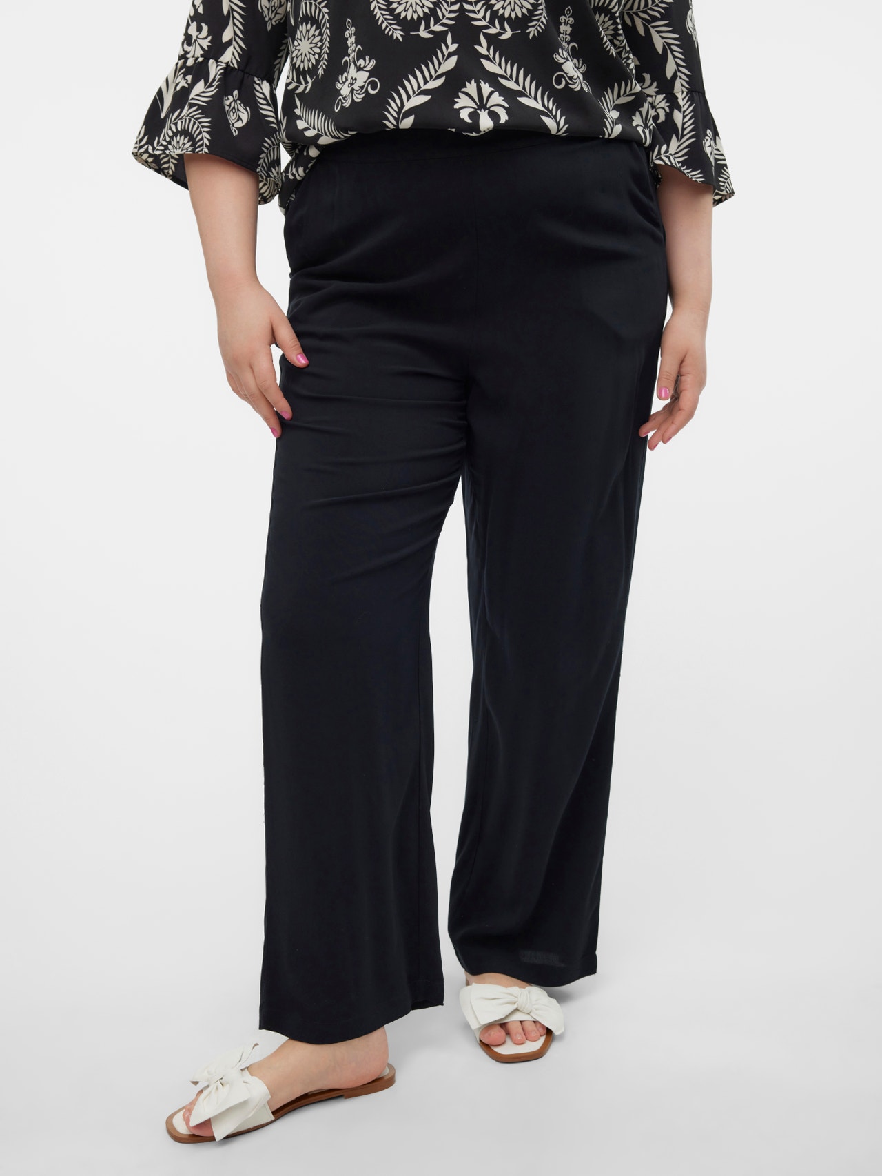 Vero Moda VMCEASY Taille haute Pantalons -Black - 10300130