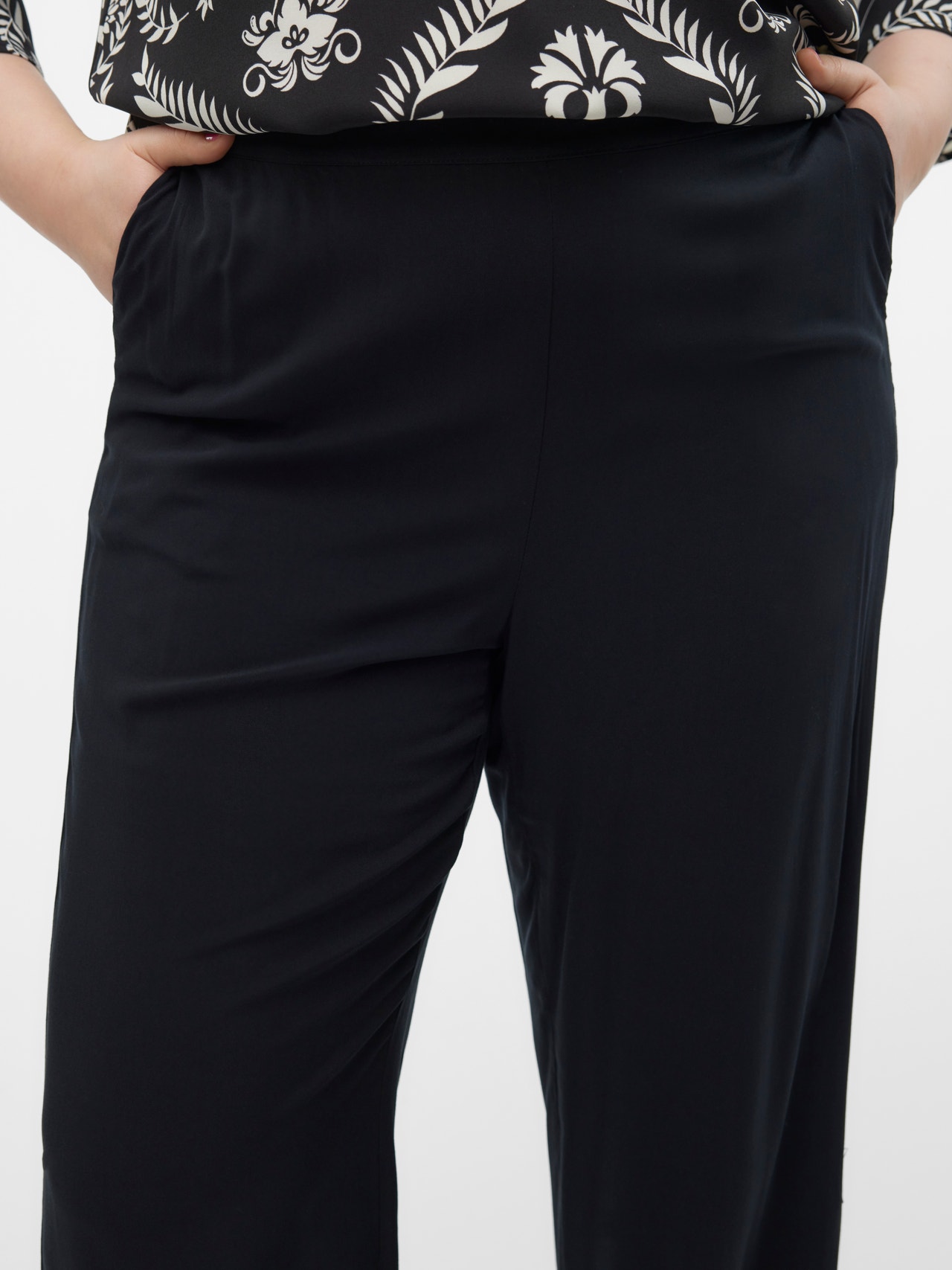 Vero Moda VMCEASY Taille haute Pantalons -Black - 10300130
