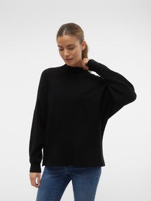 Vero Moda VMNANCY Sweter -Black - 10300159