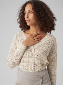 Vero Moda VMABRIL Pullover -Birch - 10300163