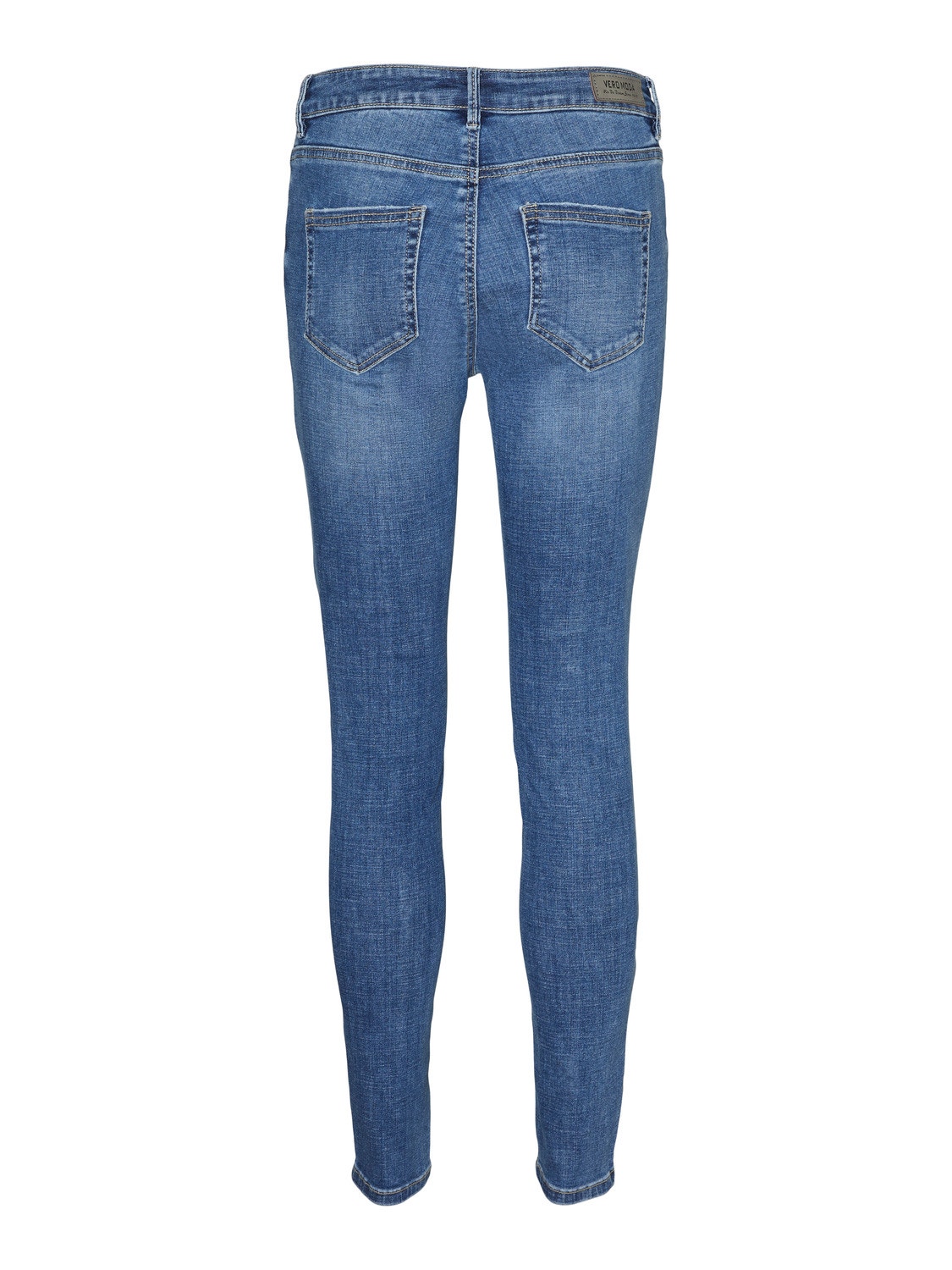 Vero Moda VMFLASH Skinny Fit Jeans -Medium Blue Denim - 10300173