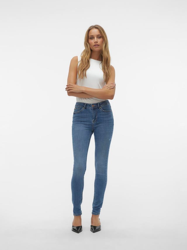 Vero Moda VMFLASH Mid rise Skinny Fit Jeans - 10300173