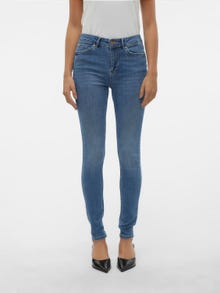 Vero Moda VMFLASH Vita media Skinny Fit Jeans -Medium Blue Denim - 10300173