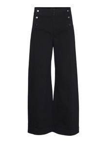 Vero Moda VMKAYLA Wide Fit Jeans -Black Denim - 10300186