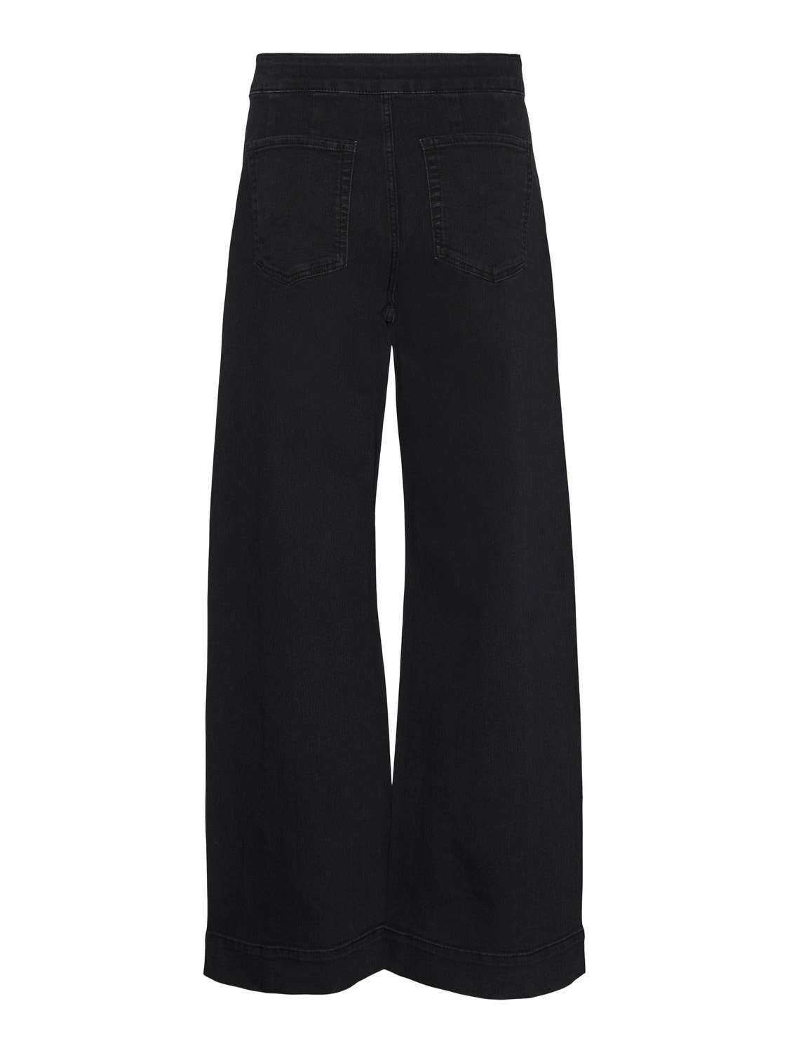 Vero Moda VMKAYLA Szeroki krój Jeans -Black Denim - 10300186