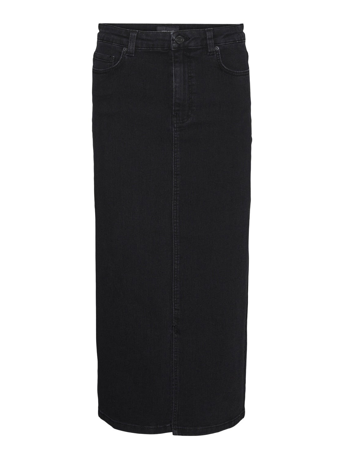 Vero moda black denim skirt sale