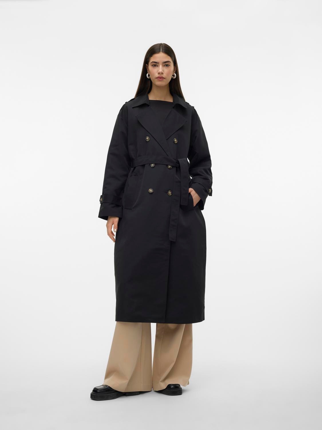 Vero Moda VMCHLOE Trenchcoat -Black - 10300263