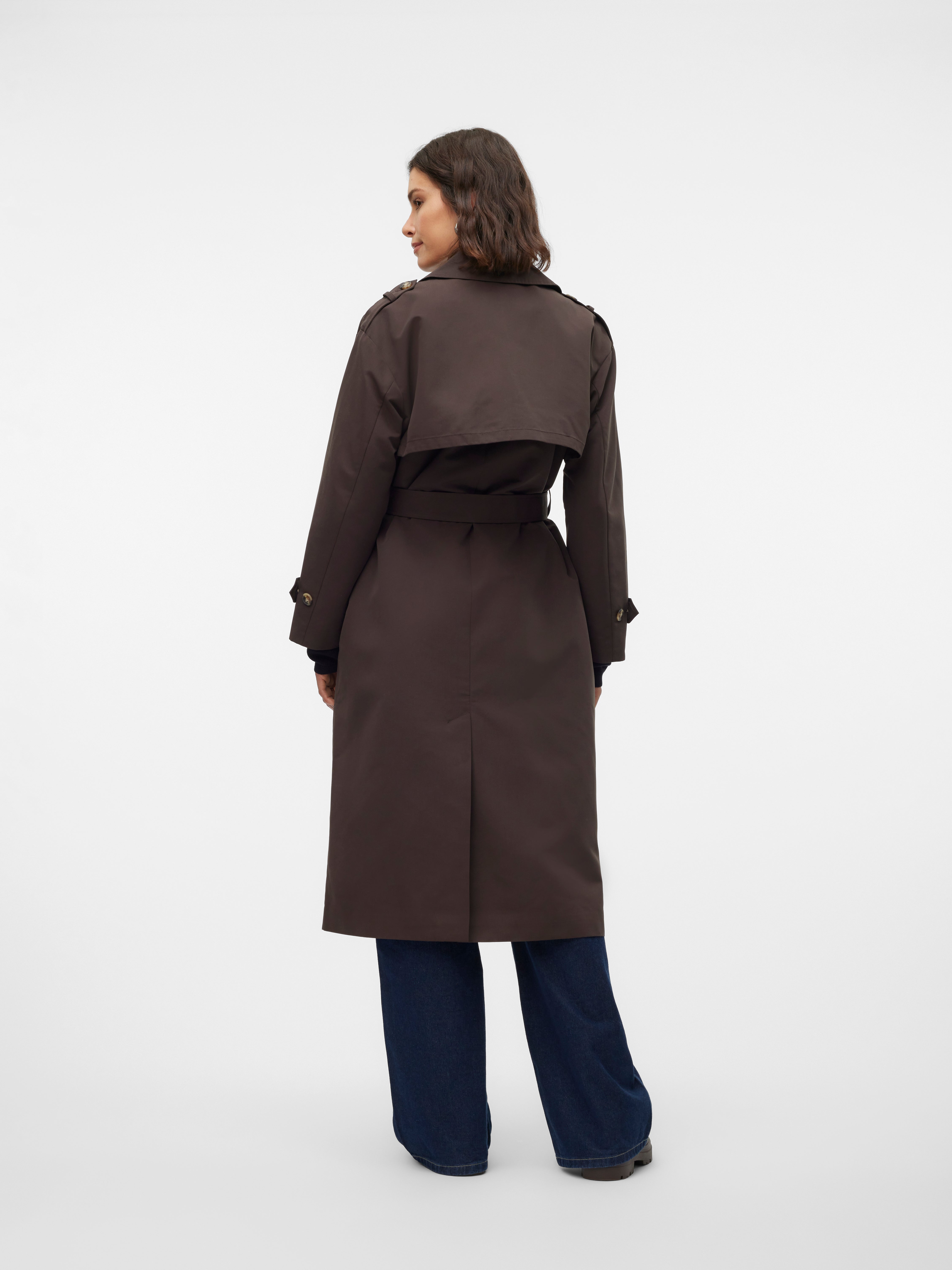 VMCHLOE Trenchcoat | Dunkelbraun | Vero Moda®