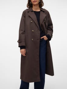 Vero Moda VMCHLOE Trenchcoat -Chocolate Torte - 10300263
