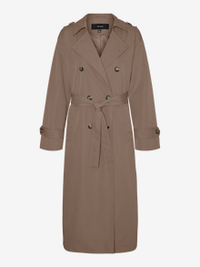 Vero Moda VMCHLOE Płaszcz prochowiec -Fossil - 10300263