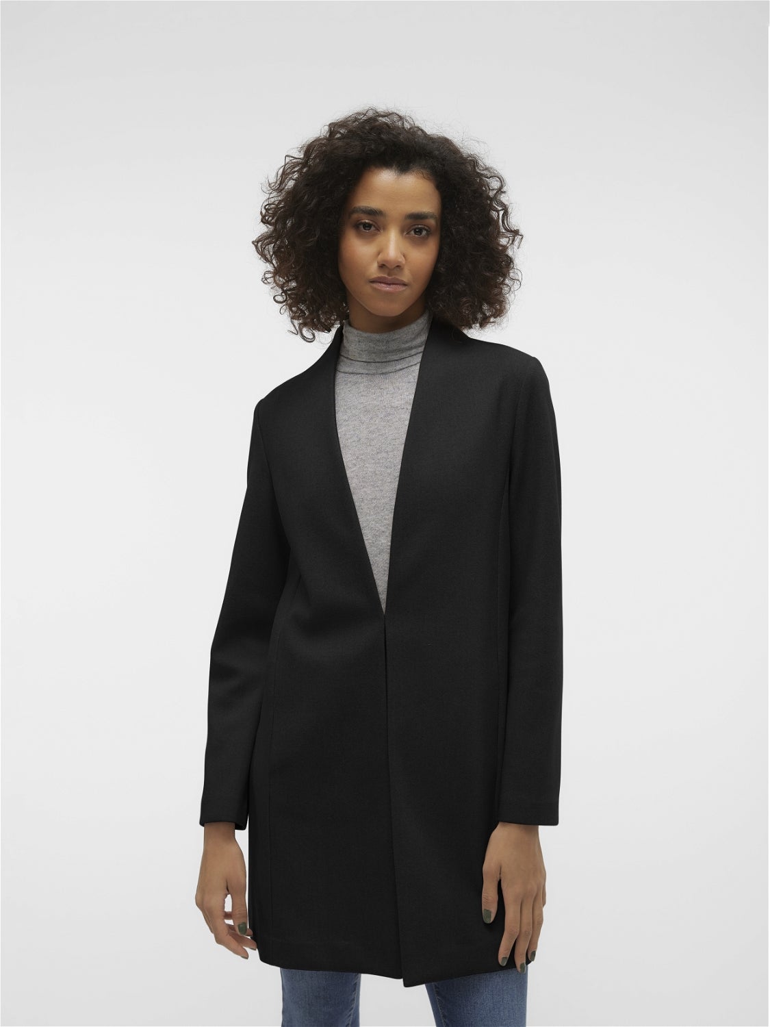 Cappotto Vero Moda VMGRACE COAT – Giacca A Doppio Petto Con Cerniera – Colletto A Risvolto – Tasche Anteriori – 100% Poliestere - 2