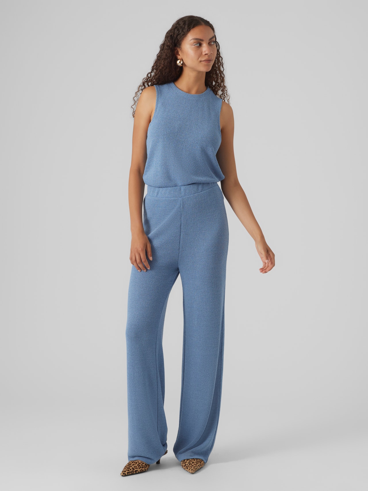 Vero Moda VMEDDIE Pantalons -Coronet Blue - 10300282