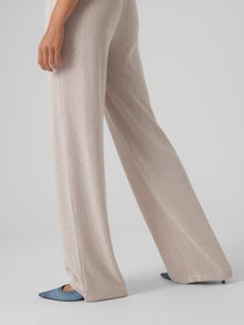 Vero Moda VMEDDIE Trousers -Oatmeal - 10300282