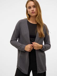 Vero Moda VMEDDIE Strickjacke -Grey Pinstripe - 10300285