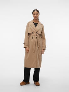 Vero Moda VMBILLIEDAISY Trenchcoat -Tigers Eye - 10300318