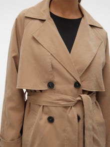 Vero Moda VMBILLIEDAISY Trenchcoat -Tigers Eye - 10300318