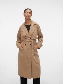 Vero Moda VMBILLIEDAISY Trenchcoat -Tigers Eye - 10300318
