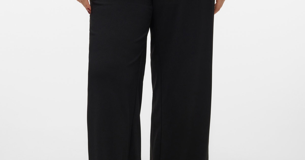 VMCLIVA High rise Trousers | Black | Vero Moda®