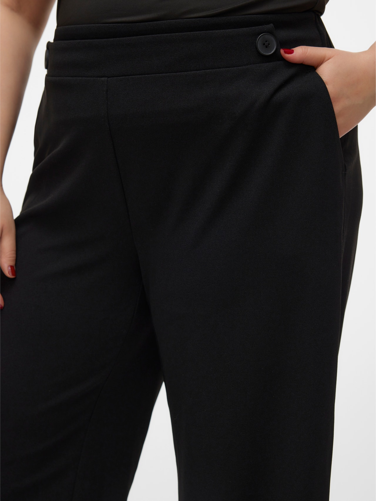 Vero Moda VMCLIVA Taille haute Pantalons -Black - 10300355