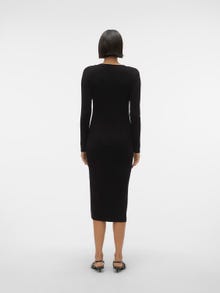 Vero Moda VMISOLDA Midi dress -Black - 10300409