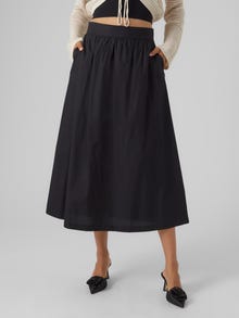 Vero Moda VMCILLA High waist Lange rok -Black - 10300425