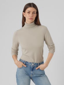 Vero Moda VMHAPPINESS Pullover -Silver Lining - 10300472