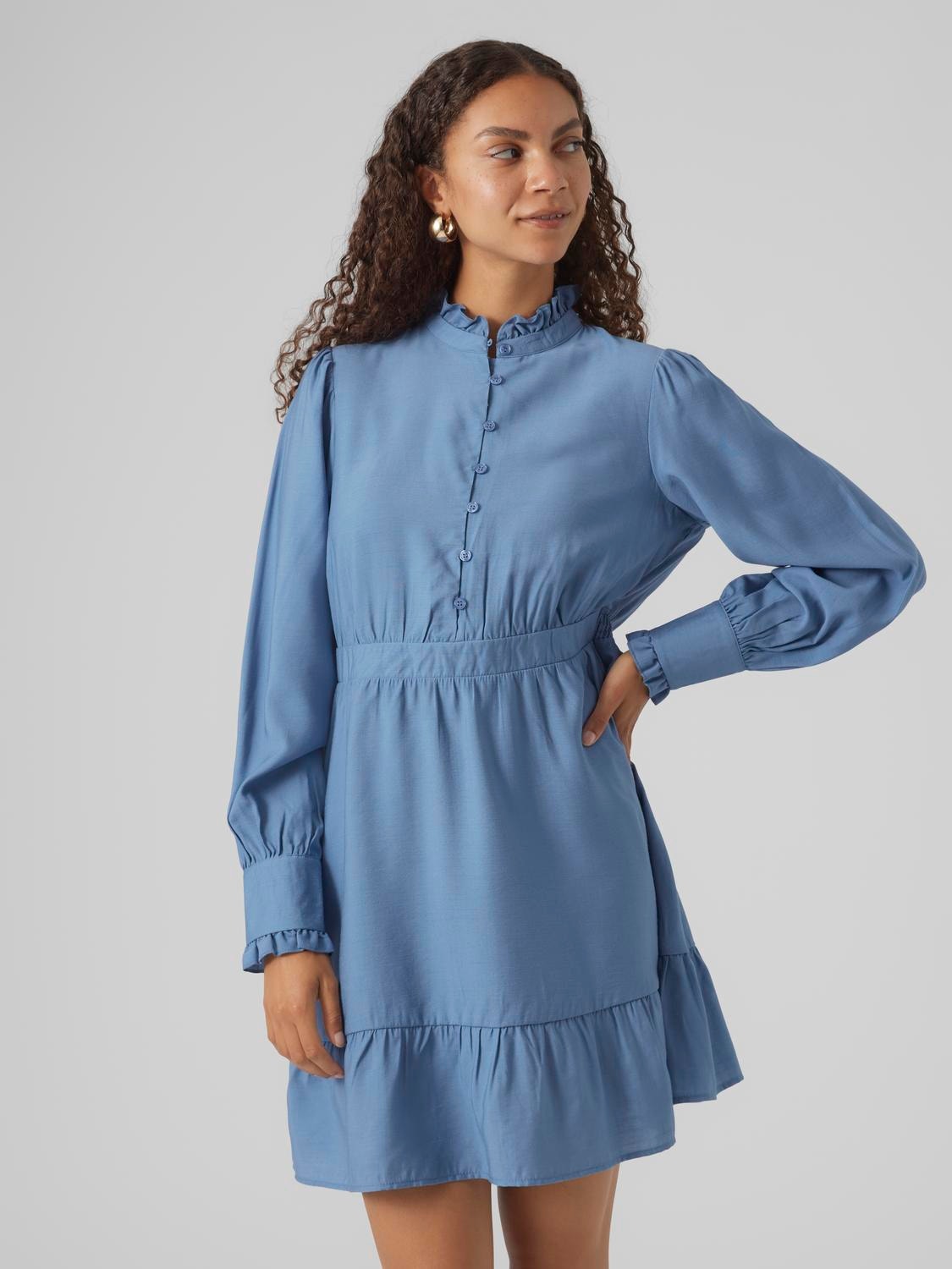 Vero Moda VMCIA Kort kjole -Coronet Blue - 10300490