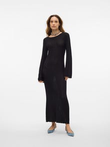 Vero Moda VMIBERIA Lang kjole -Black - 10300501
