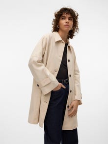 Vero Moda VMILIANA Mantel -Oatmeal - 10300570