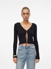 Vero Moda VMIRUKA Knit Cardigan -Black - 10300604