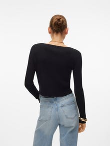 Vero Moda VMIRUKA Dzianinowy kardigan -Black - 10300604
