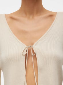 Vero Moda VMIRUKA Knit Cardigan -Oatmeal - 10300604
