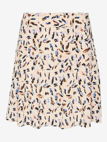Vero Moda VMHOLLO Korkea vyötärö Lyhyt hame -Anise Flower - 10300642