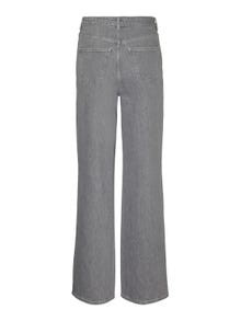 Vero Moda VMMATHILDE Hohe Taille Weit geschnitten Jeans -Medium Grey Denim - 10300683