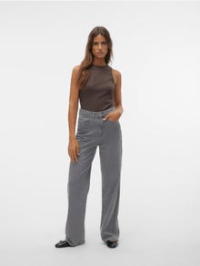 Vero Moda VMMATHILDE Szeroki krój Jeans -Medium Grey Denim - 10300683