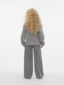 Vero Moda VMKENYA Korkea vyötärö Wide fit Farkut -Medium Grey Denim - 10300690