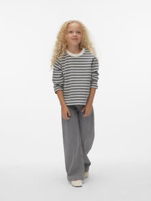 Vero Moda VMKENYA Korkea vyötärö Wide fit Farkut -Medium Grey Denim - 10300690