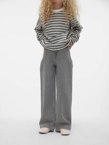 Vero Moda VMKENYA Weit geschnitten Jeans -Medium Grey Denim - 10300690