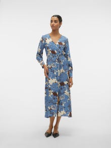 Vero Moda VMBRITA Langes Kleid -Coronet Blue - 10300709