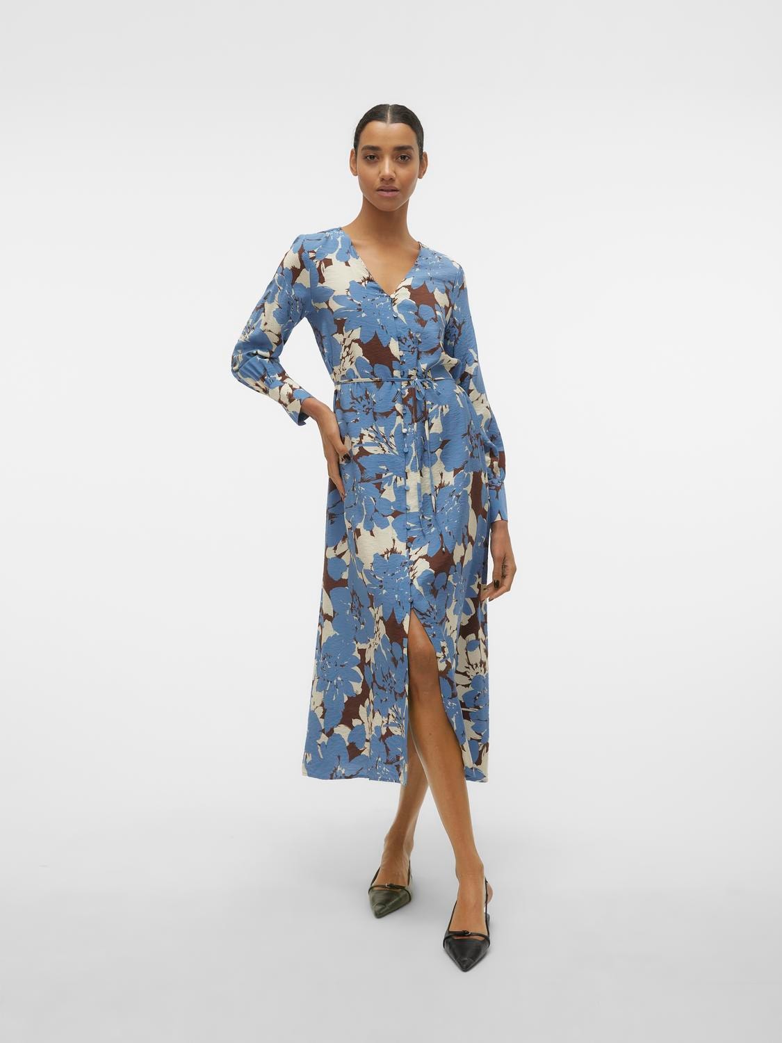 Vero Moda VMBRITA Długa sukienka -Coronet Blue - 10300709