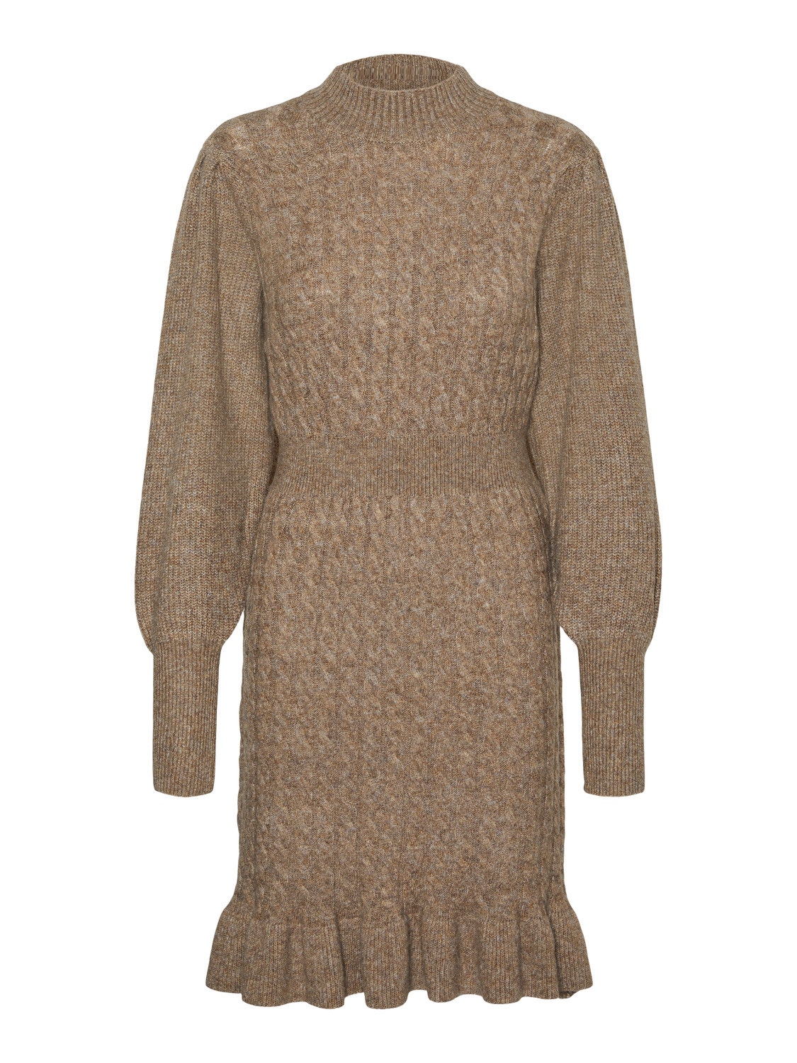 Vero Moda VMVERA Korte jurk -Brown Lentil - 10300750