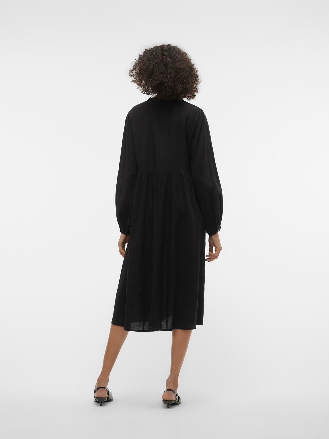 Vero Moda VMINAYAH Langes Kleid -Black - 10300752