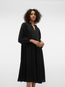Vero Moda VMINAYAH Lang kjole -Black - 10300752