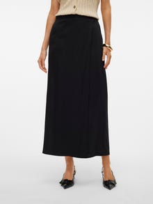 Vero Moda VMINAYAH High waist Long Skirt -Black - 10300770