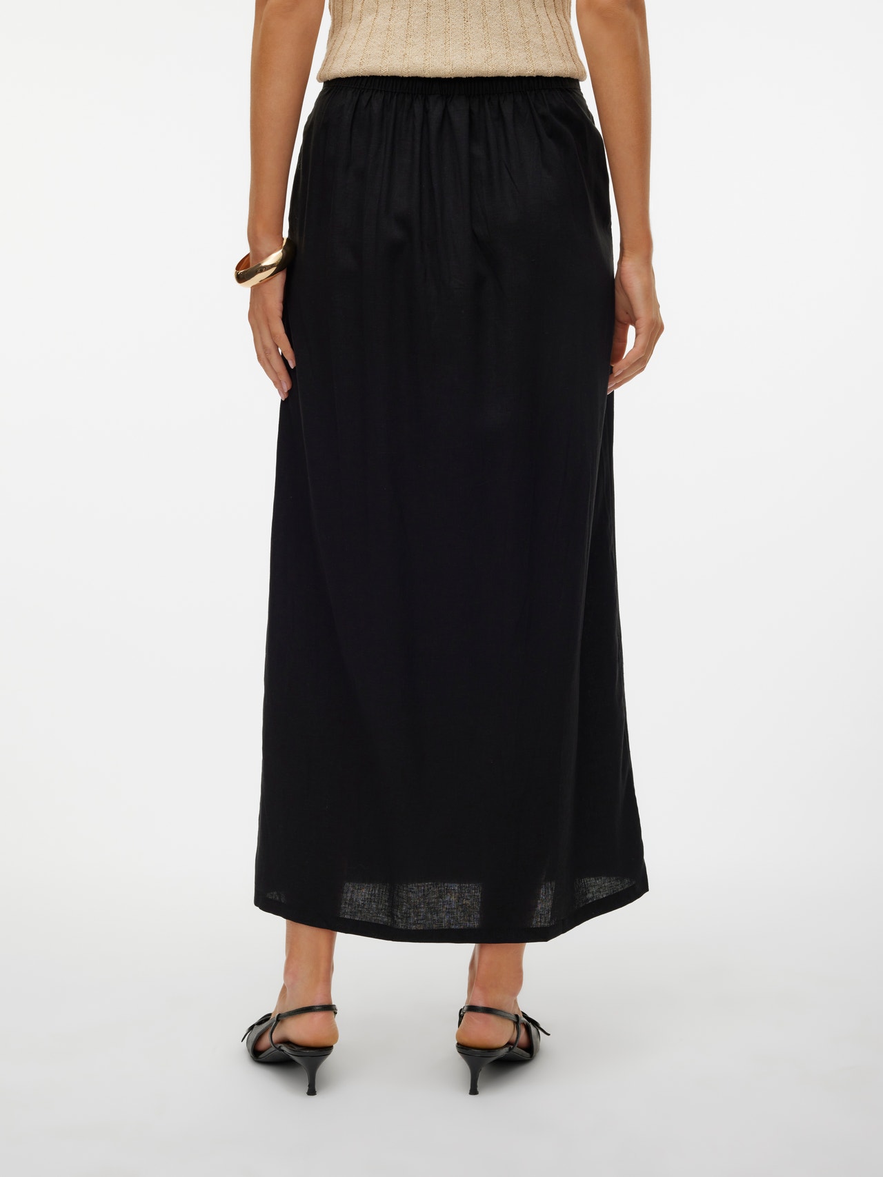 Vero Moda VMINAYAH Long Skirt -Black - 10300770
